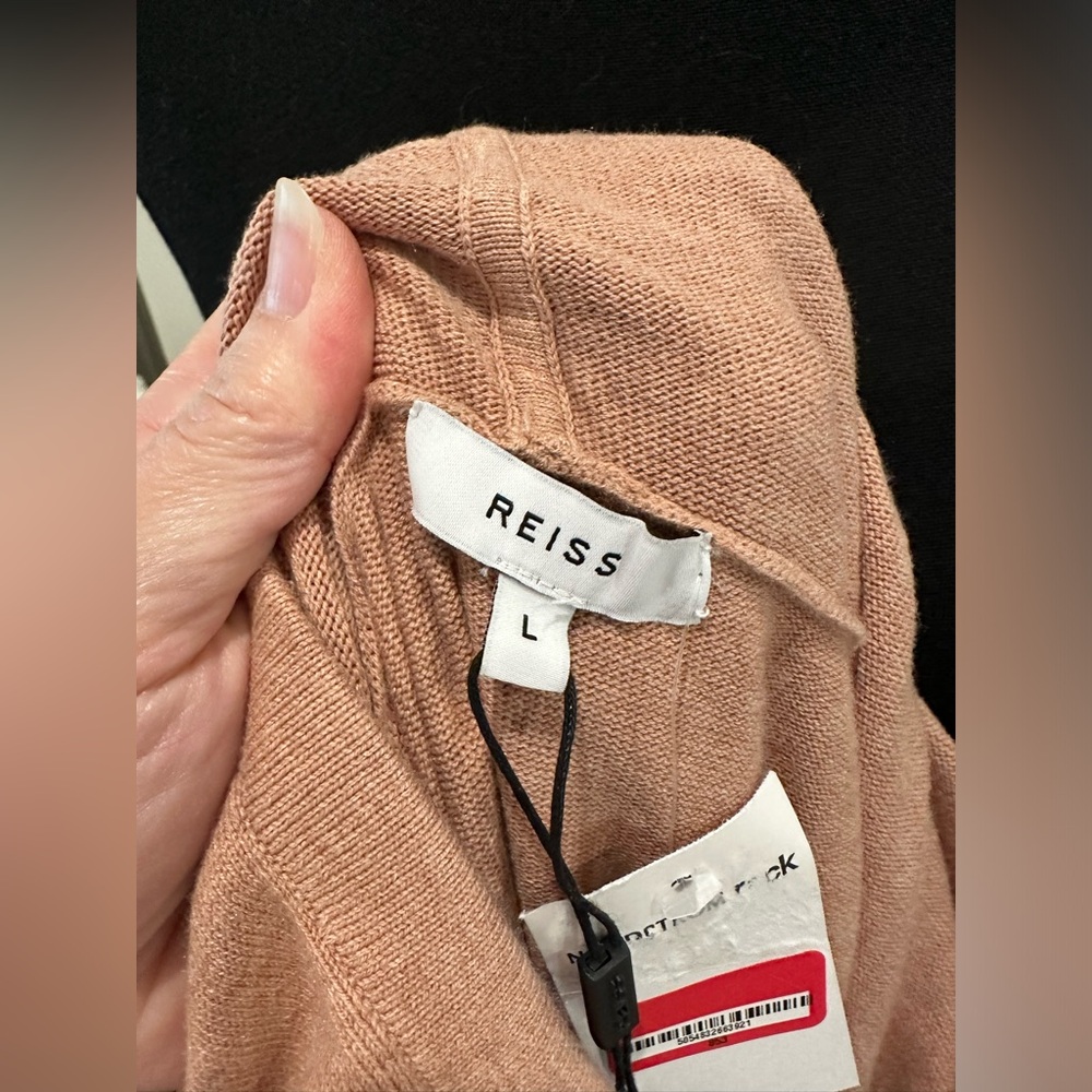 REISS Jodie Knit Hoodie Dress - Picture 10 of 14